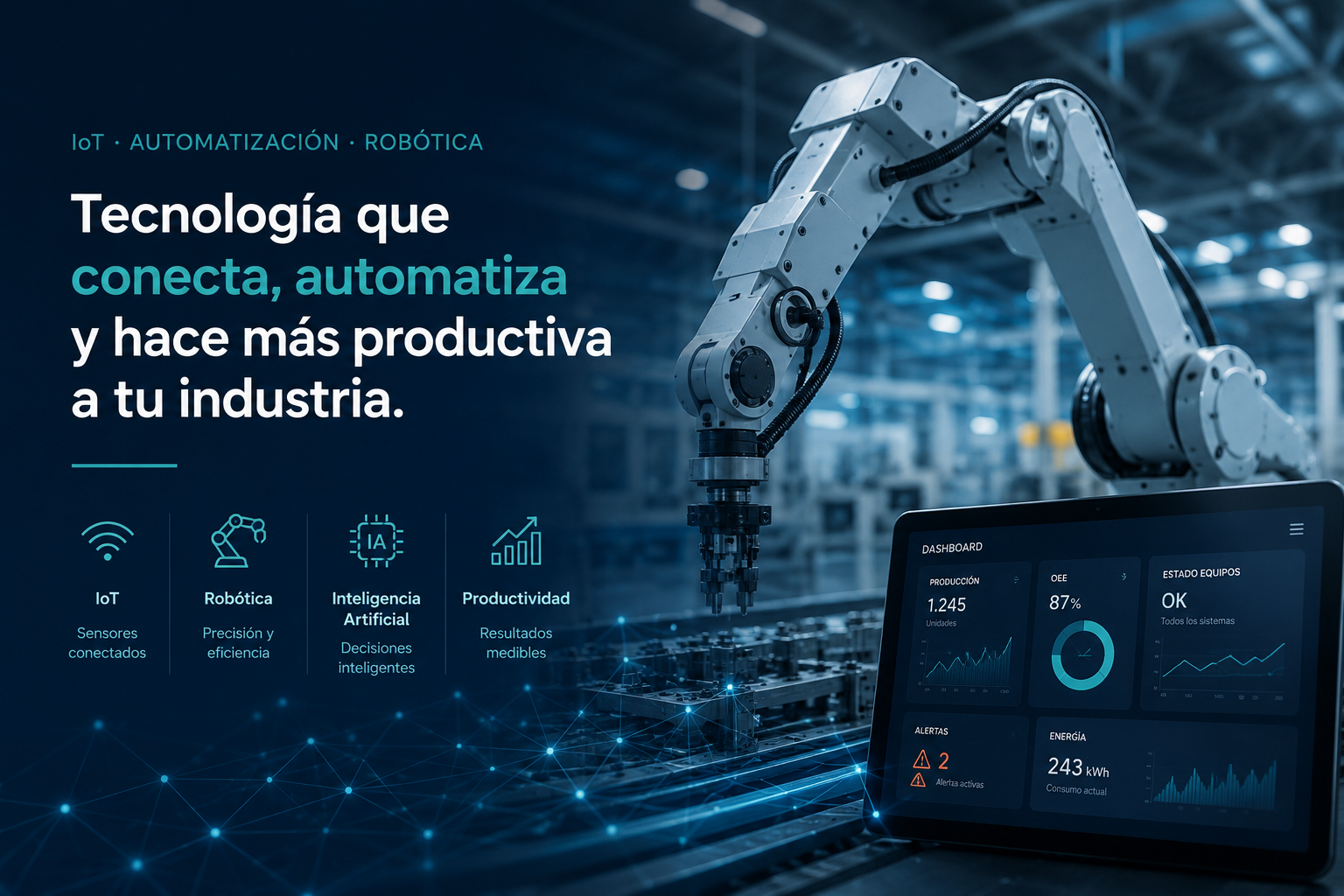 IoT, automatización y robótica industrial: productividad e innovación